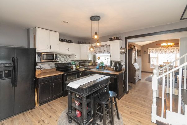 Chandelier, Interior, Kitchen, Pendant Lights, Wood Texture Flooring