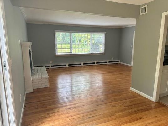 Empty room, Interior, Wood Texture Flooring