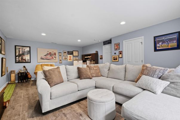 Interior, Living room, Recessed Lighting