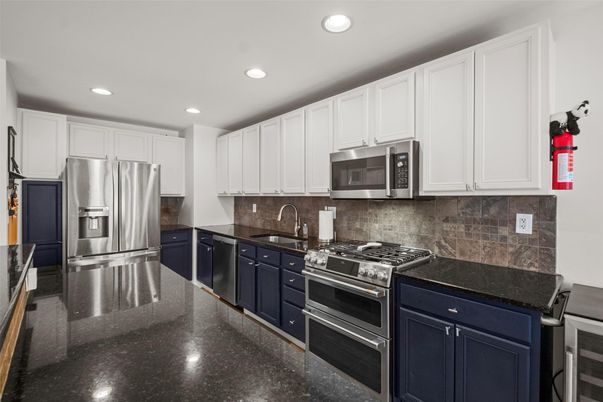 Interior, Kitchen, Recessed Lighting, Stainless Steel Appliances