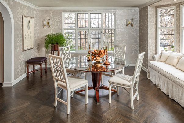 Dining room, Interior, Wood Texture Flooring