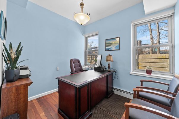 Home Office, Interior, Wood Texture Flooring