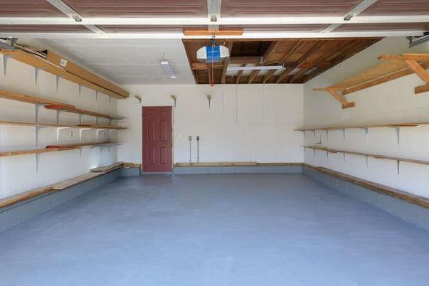 Garage, Interior, Wooden Beams, Wooden Ceilings