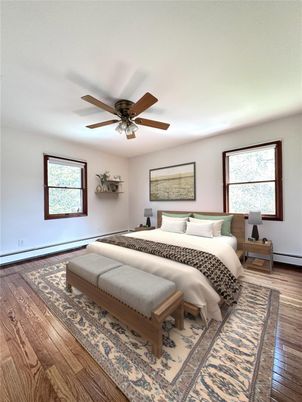 Bedroom, Interior, Wood Texture Flooring