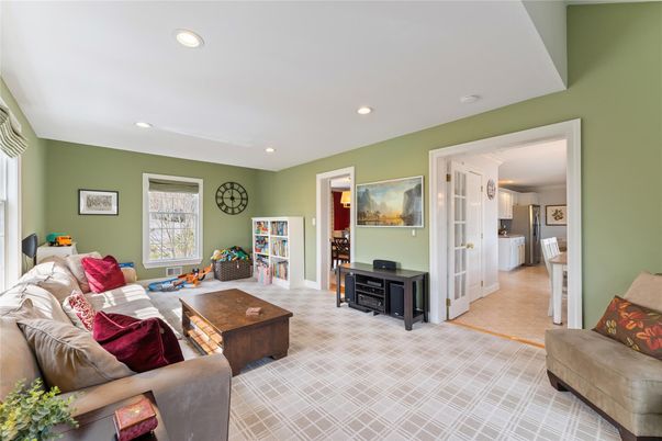 Interior, Living room, Recessed Lighting