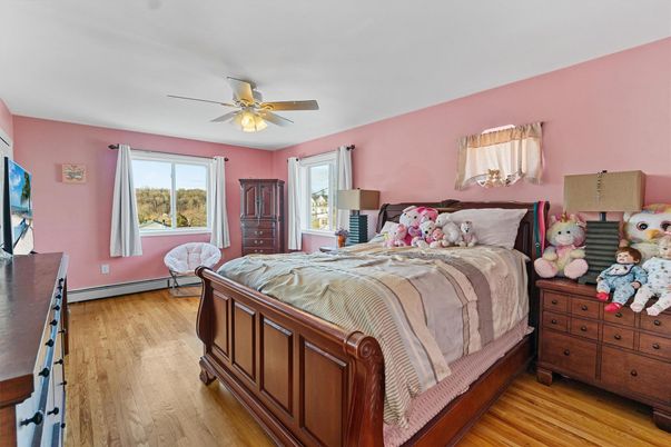 Bedroom, Interior, Wood Texture Flooring