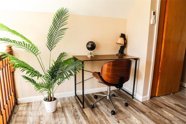 Home Office, Interior, Wood Texture Flooring