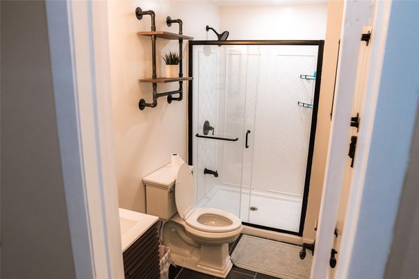 Bathroom, Glass Shower, Interior