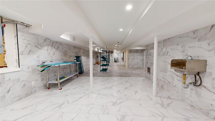 Interior, Marble, Marble Walls, Recessed Lighting