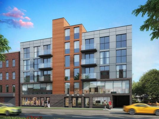Exterior, Facade, Highrise
