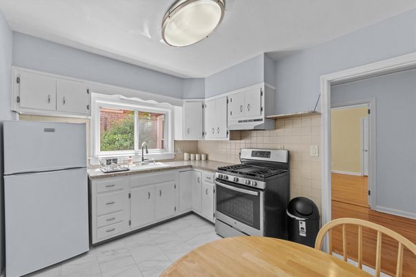 Interior, Kitchen, Marble, Wood Texture Flooring