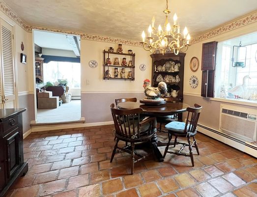 Chandelier, Dining room, Interior