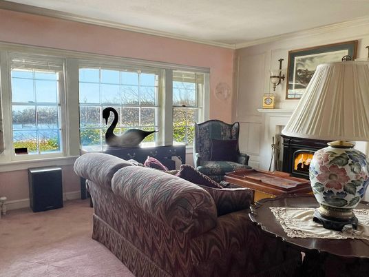 Fireplace, Interior, Living room, Piano