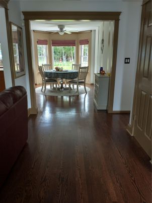 Dining room, Interior, Wood Texture Flooring