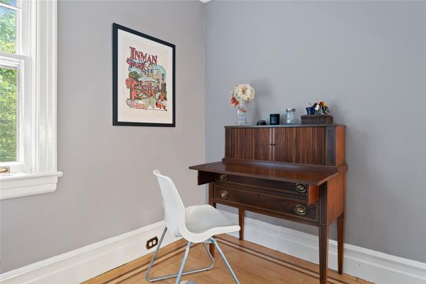 Home Office, Interior, Wood Texture Flooring