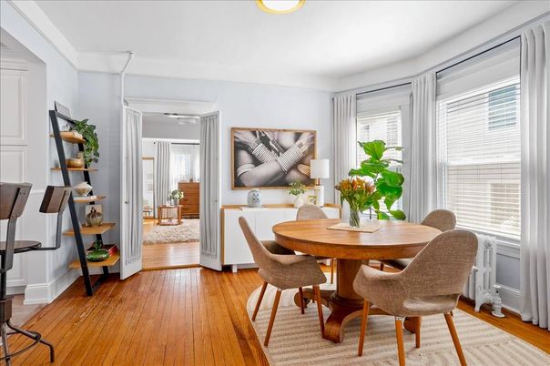 Dining room, Interior, Wood Texture Flooring