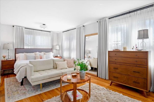 Bedroom, Interior, Living room, Wood Texture Flooring