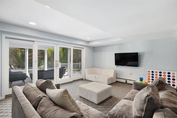Interior, Living room, Recessed Lighting