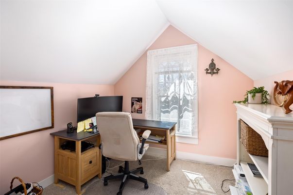 Fireplace, Home Office, Interior