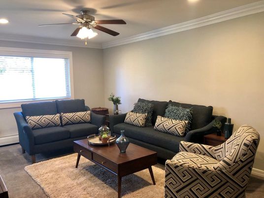 Interior, Living room, Recessed Lighting