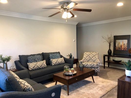 Interior, Living room, Recessed Lighting