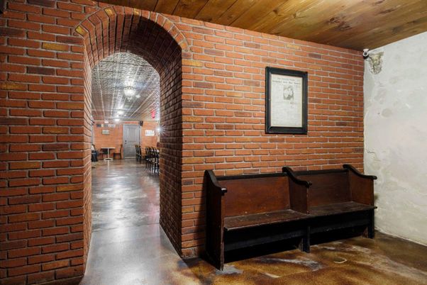 Interior, Stone Walls, Wooden Ceilings