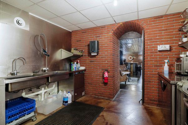Interior, Kitchen, Stone Walls