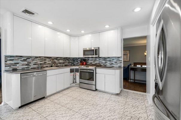 Interior, Kitchen, Recessed Lighting, Stainless Steel Appliances