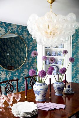 Chandelier, Dining room, Interior