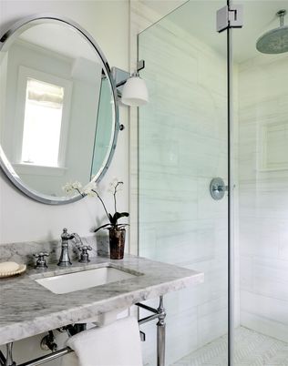 Bathroom, Glass Shower, Interior