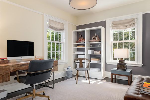 Home Office, Interior, Wood Texture Flooring