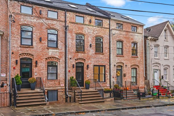 Exterior, Facade, Brick Facade, Rowhouse