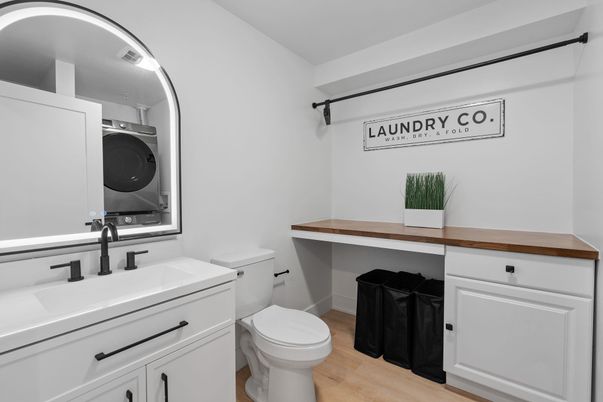 Bathroom, Interior, Wood Texture Flooring
