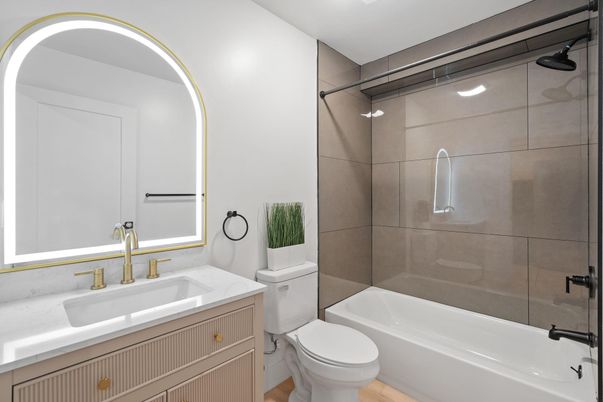 Bathroom, Glass Shower, Interior
