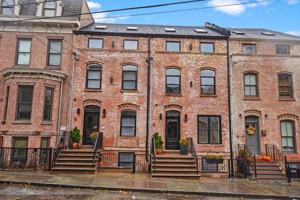 Exterior, Facade, Brick Facade, Rowhouse