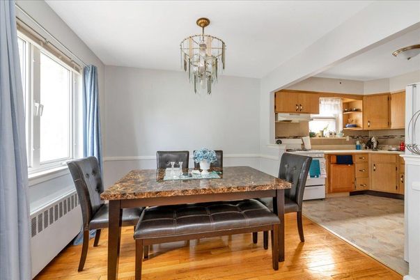 Chandelier, Dining room, Interior, Kitchen, Wood Texture Flooring