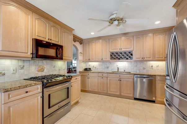 Interior, Kitchen, Recessed Lighting, Stainless Steel Appliances