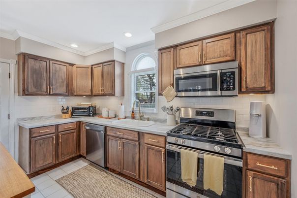 Interior, Kitchen, Recessed Lighting, Stainless Steel Appliances