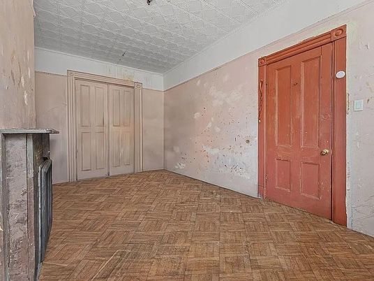Empty room, Interior, Wood Texture Flooring
