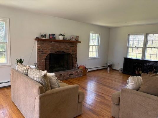 Fireplace, Interior, Living room, Wood Texture Flooring