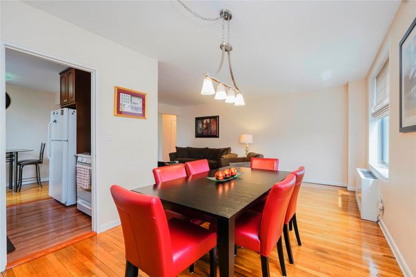 Dining room, Interior, Kitchen, Pendant Lights, Wood Texture Flooring