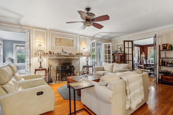 Fireplace, Interior, Living room, Wood Texture Flooring