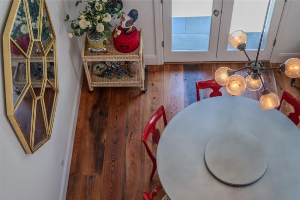 Dining room, Interior, Wood Texture Flooring