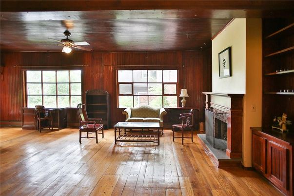 Fireplace, Interior, Living room, Wooden Beams, Wooden Ceilings, Wood Texture Flooring, Wooden Walls