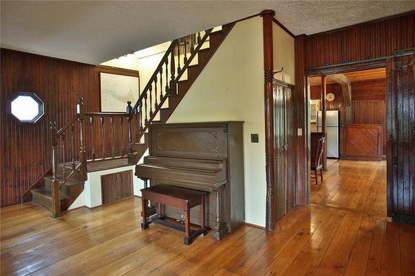 Interior, Piano, Wood Texture Flooring, Wooden Walls