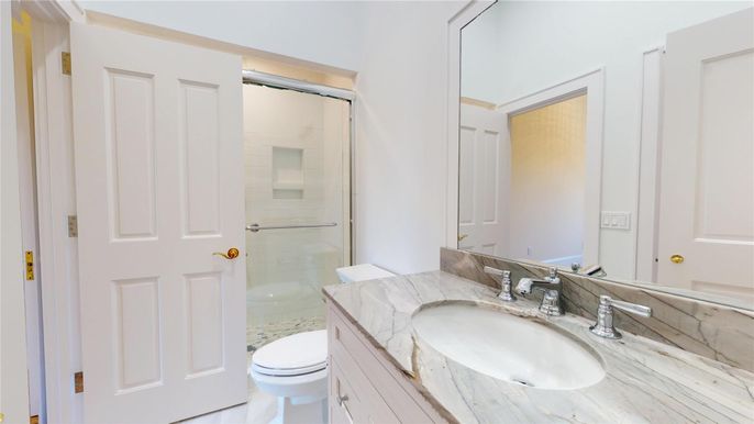 Bathroom, Glass Shower, Interior