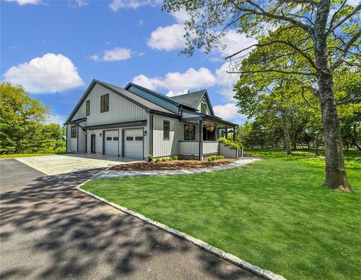 Attached, Backyard, Exterior, Facade, Farmhouse