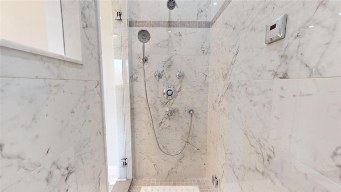 Bathroom, Interior, Marble Walls