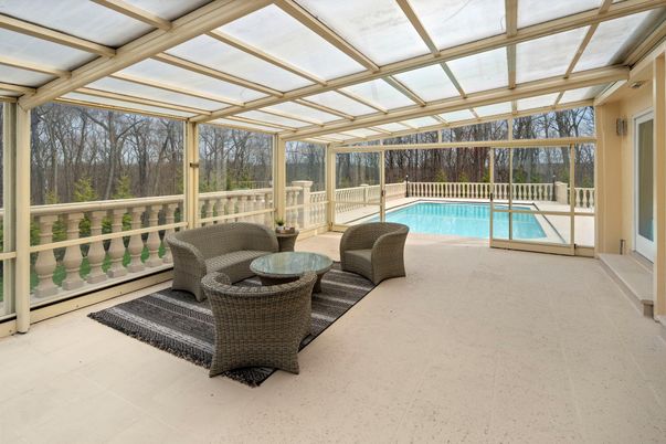 Glass Ceilings, Interior, Pool, Sun Room