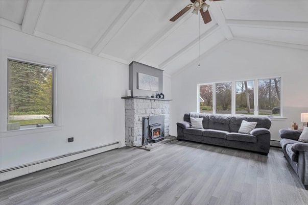 Fireplace, Interior, Living room, Wood Texture Flooring